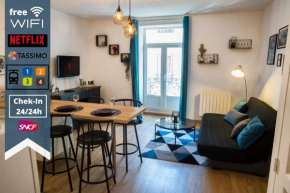 CentreVille: T2 Chaleureux et Cozy/ChekIn 24-24h